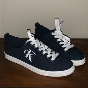 Calvin Klein Dora canvas trainer shoes